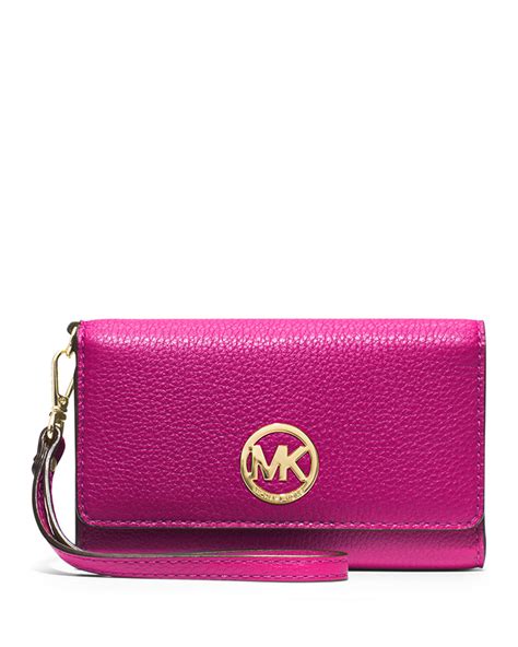 michael kors cell phone wallet|michael kors smartphone wallet.